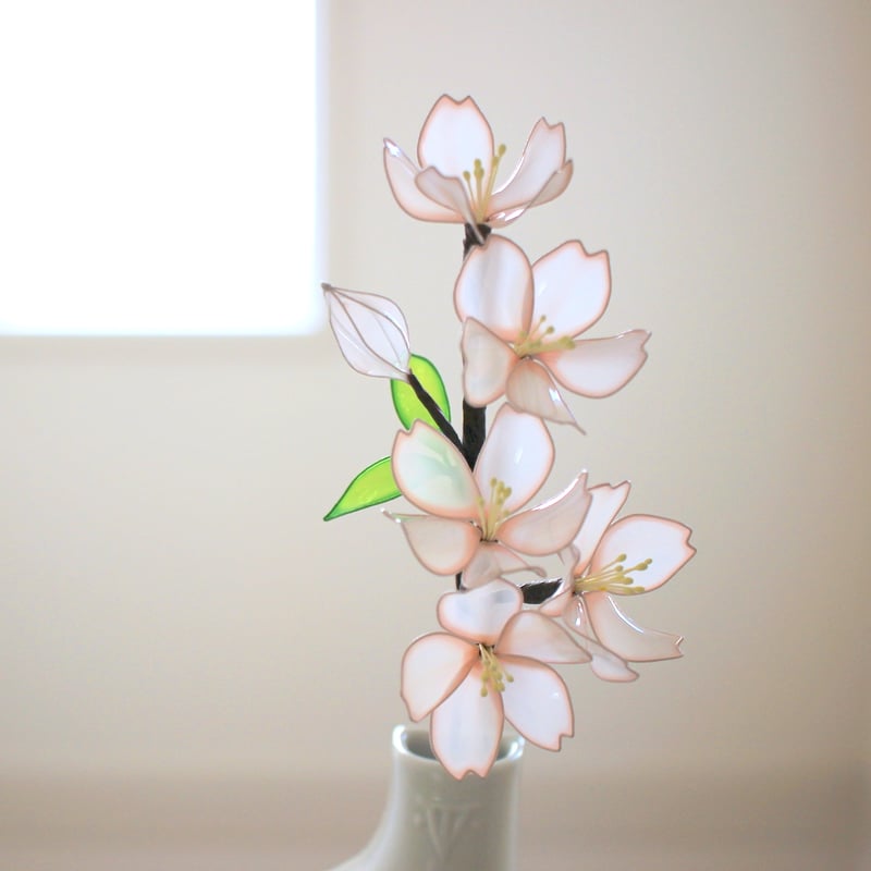 光に透ける桜〈Dip Art〉 | 透明創造室