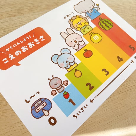 データ版┊こえのおおきさ表素材