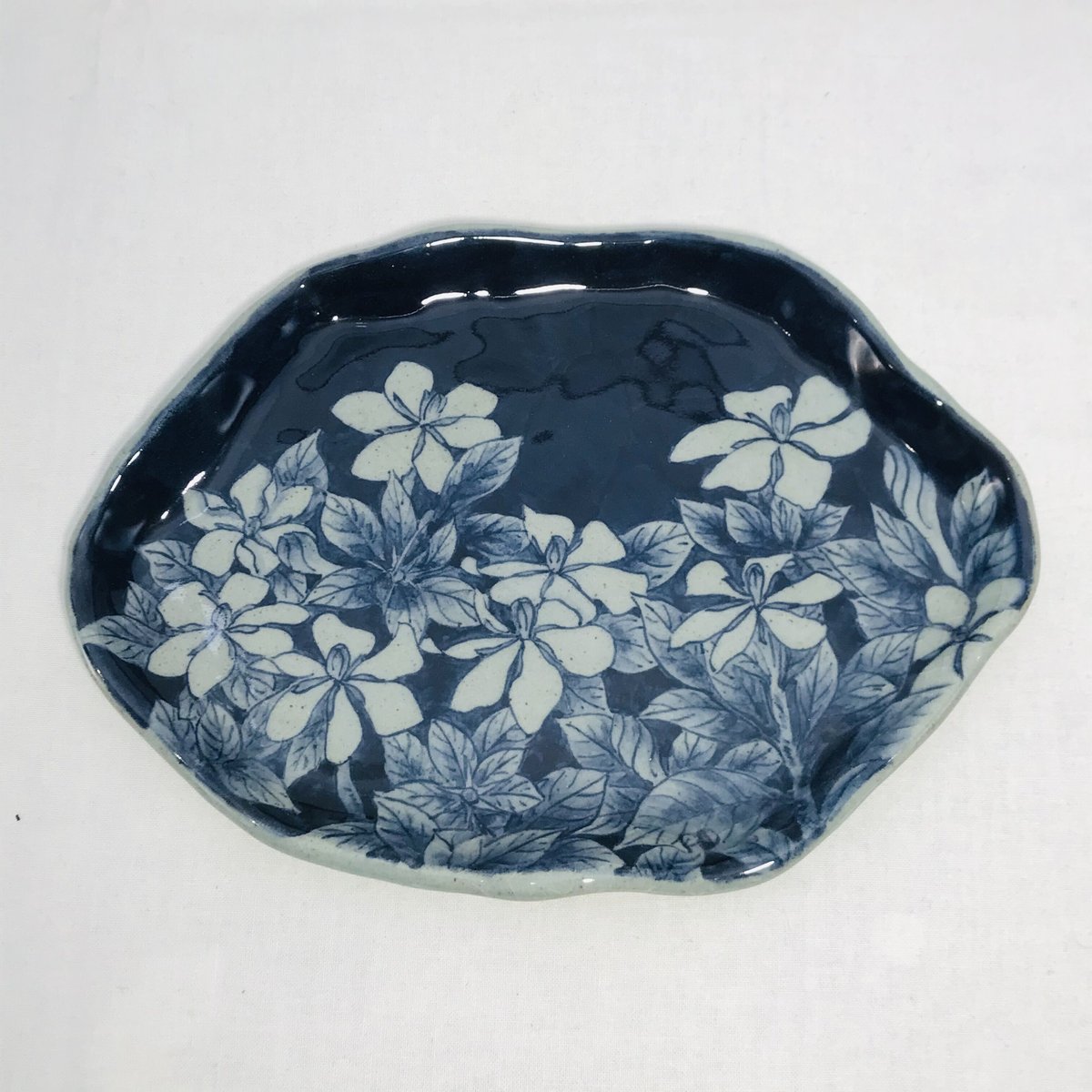 珈琲碗【くちなしの花】 | 辻修窯