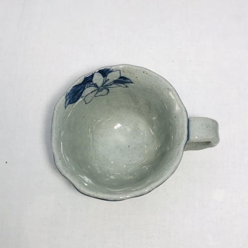 珈琲碗【くちなしの花】 | 辻修窯