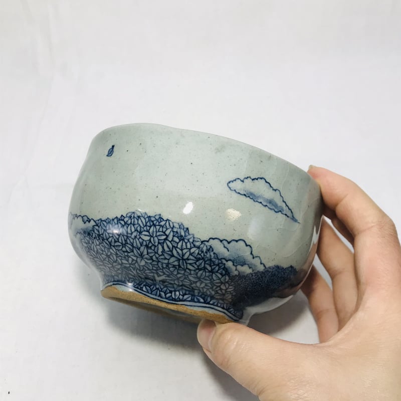妻の作った 抹茶茶碗 陶芸 kissからはじまるミステリー ハンドメイド 一点物 抹茶茶碗【夢の木】 | 辻修窯