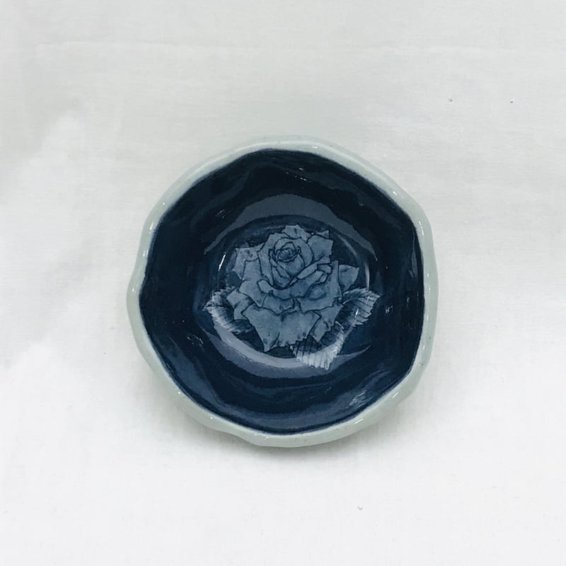 手びねり豆皿3点セット【薔薇・B】 | 辻修窯