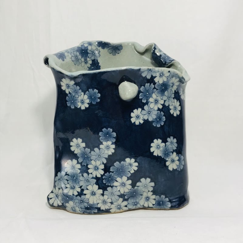 花器【コスモスちらし】 | 辻修窯