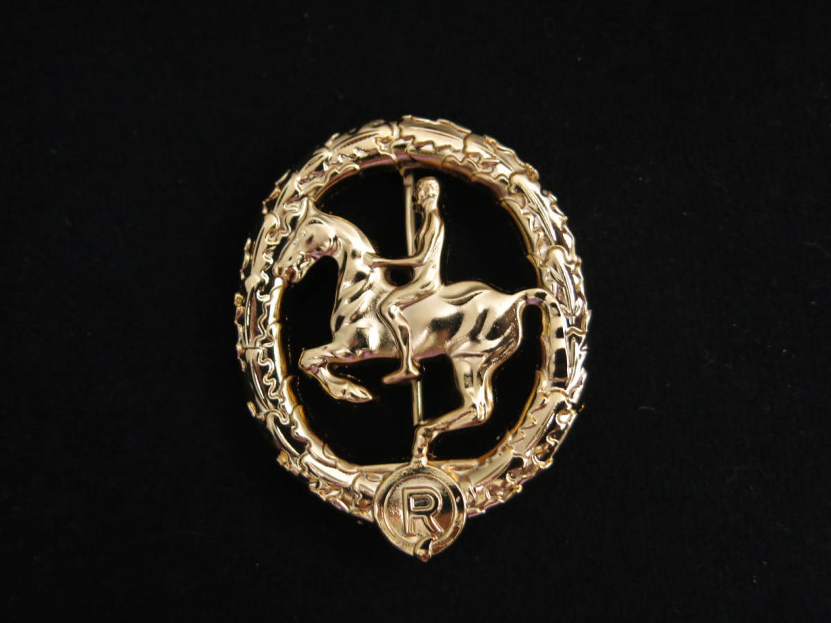 WW2 ナチスドイツ軍 馬術協会章 金章 精密複製 | MilitaryX's STORE