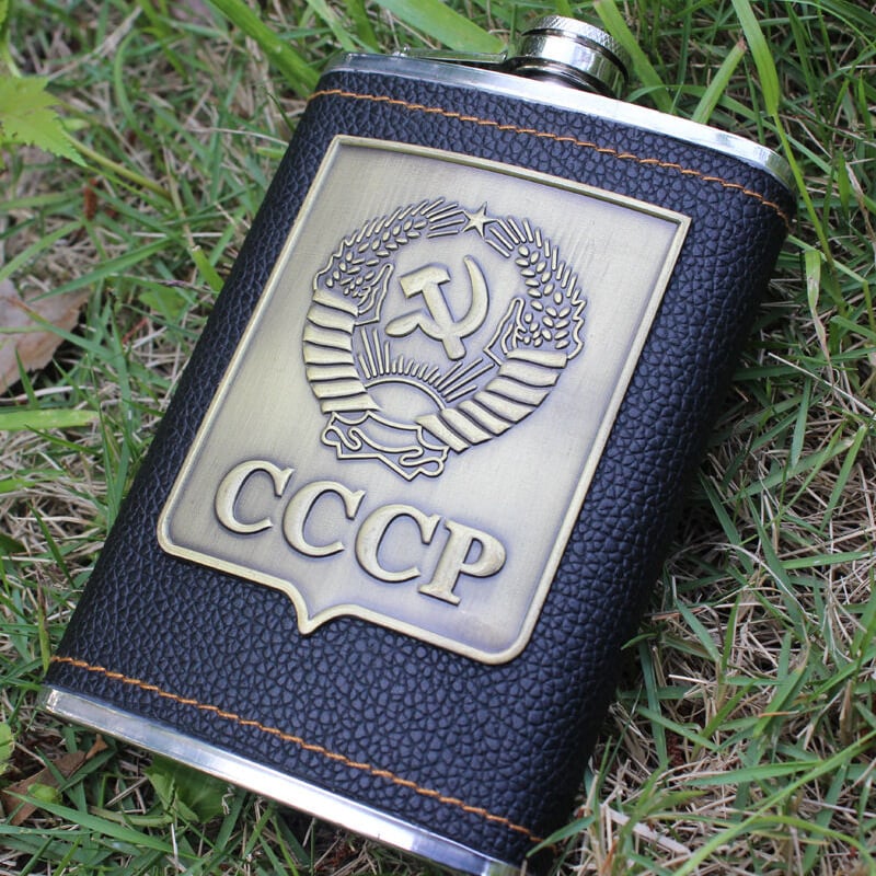 スキットル ウイスキーボトル 8oz CCCP 旧ソ連軍 ソビエト連邦 スキットル ウイスキーボトル 8oz CCCP 旧ソ連軍 ソビエト連邦
