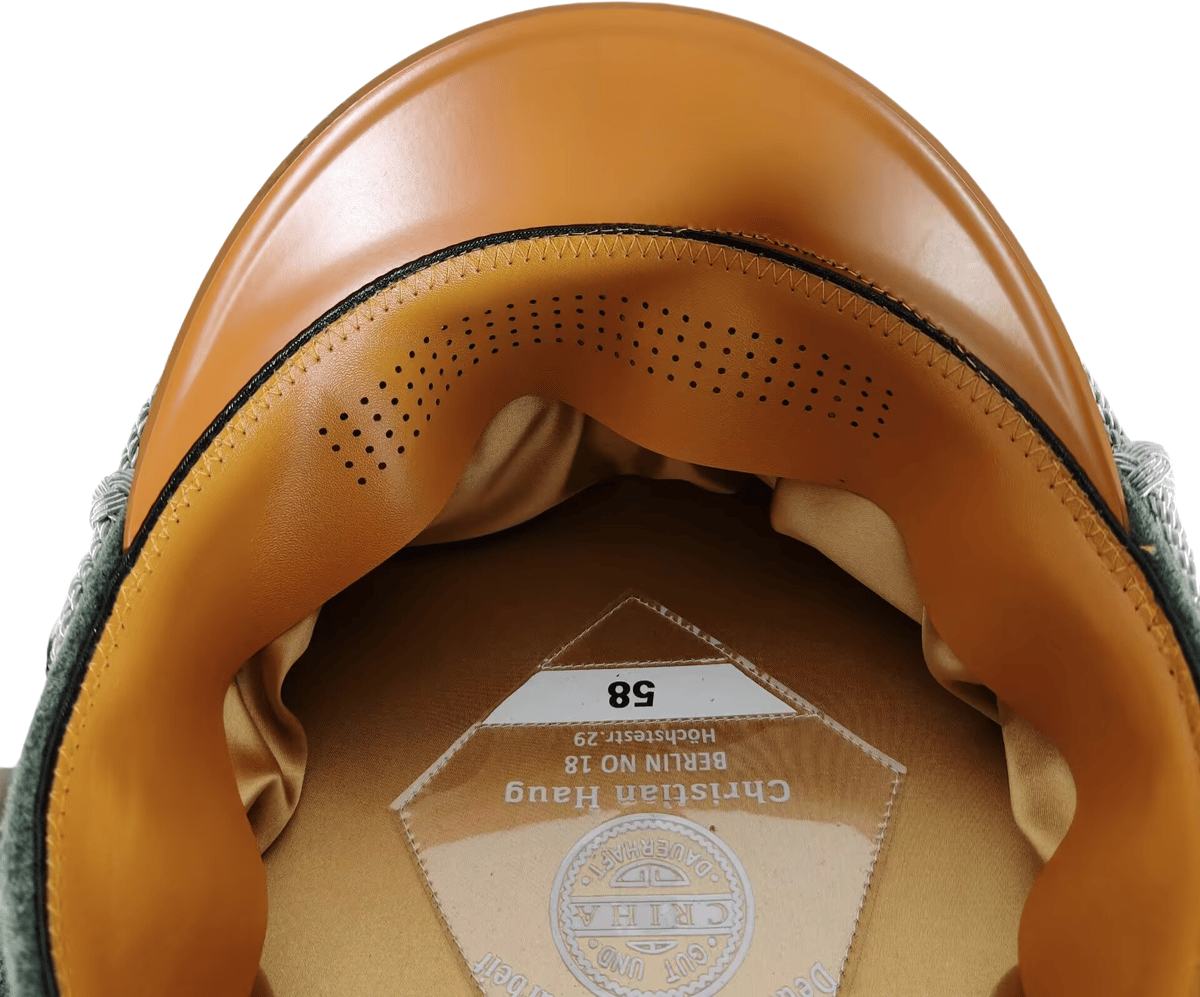 WW2 ナチスドイツ軍 陸軍 国防軍 歩兵 将校制帽 精密複製 帽章・耳釦付