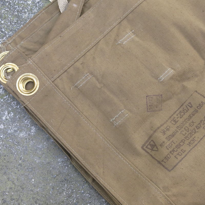ソ連軍 雨衣 ポンチョ パラトカ WW2代用 簡易テント 実物 ソ連軍 雨衣 ポンチョ パラトカ WW2代用 簡易テント 実物