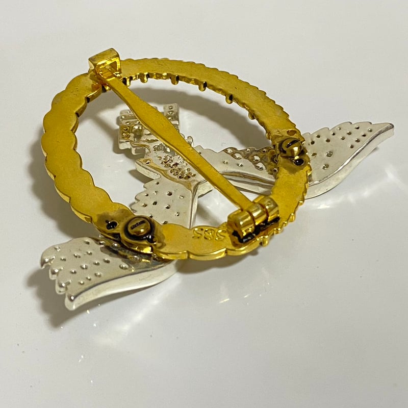 WW2 ナチスドイツ軍 黄金ダイヤモンド・パイロット偵察員章 欧州製最