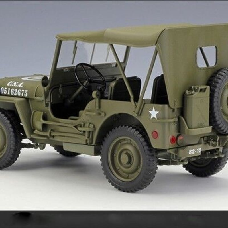1/18 1941 JEEP WILLYS MB US ARMY ミリタリー 軍用車両 緑 グ