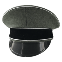 WW2 ナチスドイツ軍 WSS 武装親衛隊 歩兵 将校用クラッシュキャップ