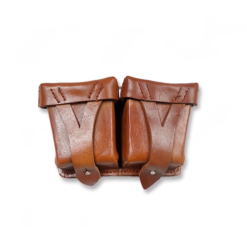 WW2 ソビエト軍 モシンナガン小銃用弾薬盒 本革製 複製品 赤軍