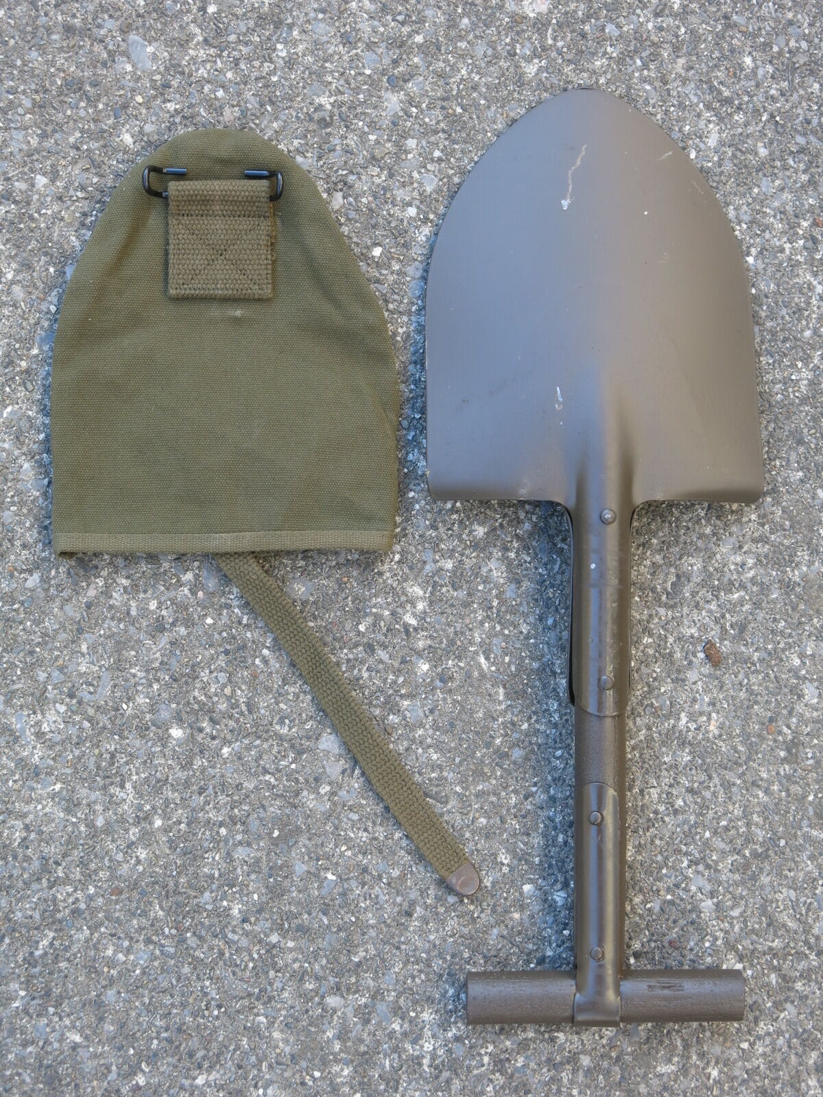 WW2 米軍海兵隊 ショベル カバーセット USMC 全長約48cm | MilitaryX'