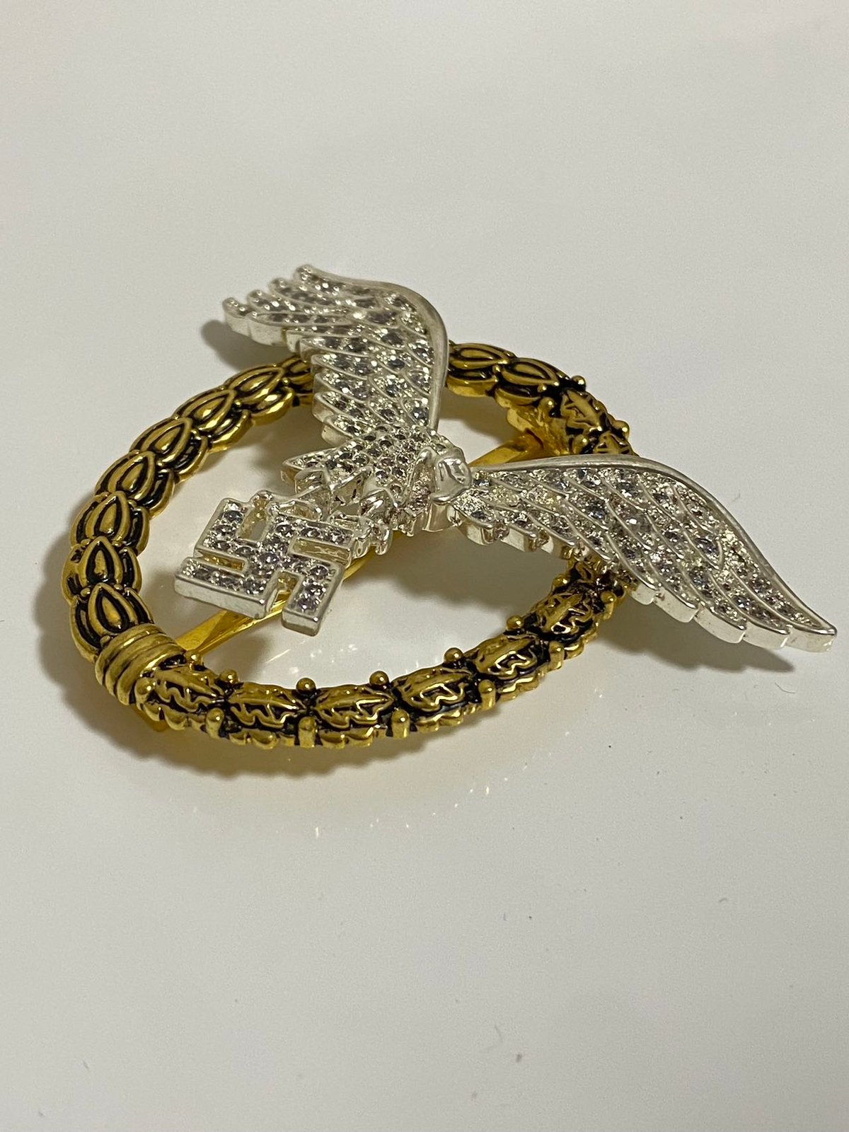 WW2 ナチスドイツ軍 黄金ダイヤモンド・パイロット偵察員章 欧州製最