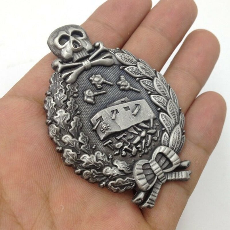 ＢＷドイツ軍/連邦軍＊１９５７年制定＊戦車撃破章ＧＯＬＤ章（実物） Amazon.co.jp: [Militaryharbor] 第二次世界大戦 ドイツ軍 戦車