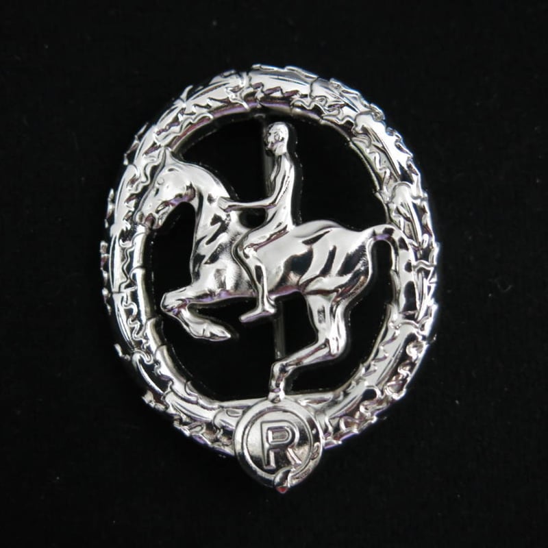 WW2 ナチスドイツ軍 馬術協会章 銀章 精密複製 | MilitaryX's STORE