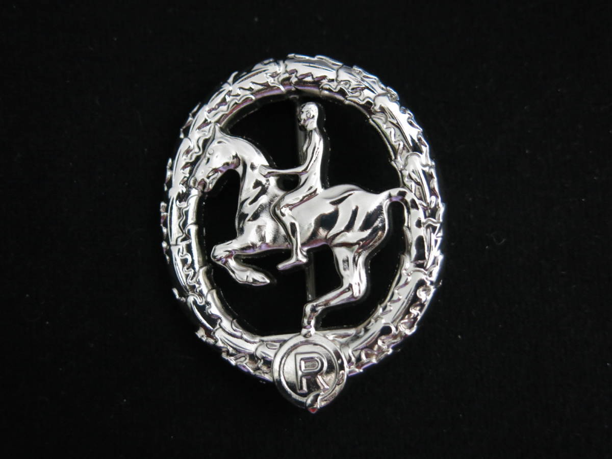 WW2 ナチスドイツ軍 馬術協会章 銀章 精密複製 | MilitaryX's STORE