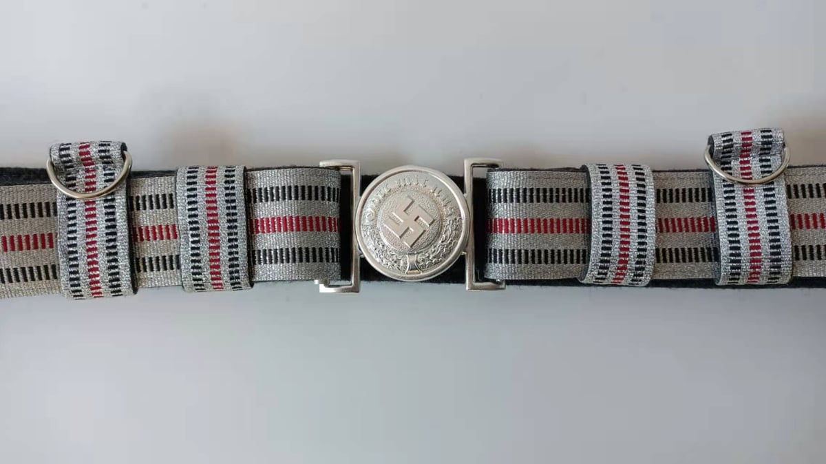 ドイツ軍＊ヴェストファーレン州＊消防警察将校バックル（実物） WW2 ナチスドイツ 警察将校・将官礼装用ベルト＆バックル