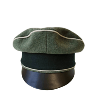 WW2 ナチスドイツ軍 WSS 武装親衛隊 歩兵 将校用クラッシュキャップ