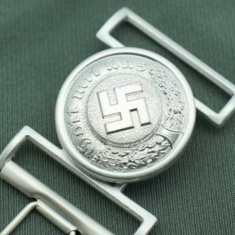 ドイツ軍＊ヴェストファーレン州＊消防警察将校バックル（実物） Amazon | WW2 ナチスドイツ軍 前期型 将校用ベルト 黒 牛革製