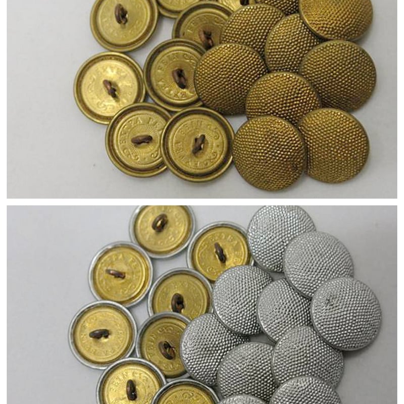 WW2 ナチスドイツ軍 コート用 金色 銀色 釦ボタン 直径21mm