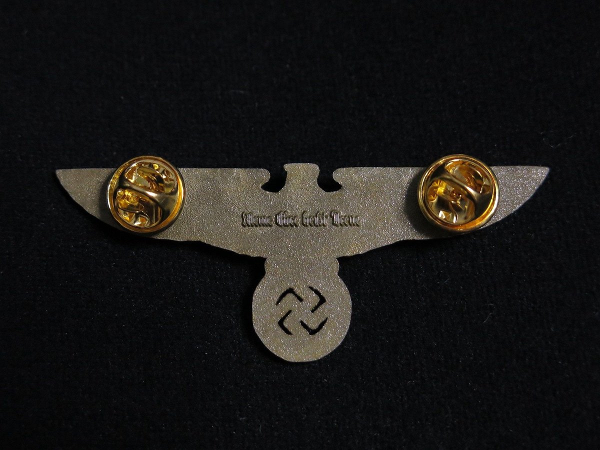 WW2 ナチスドイツ 党大会 鷲章 ダークゴールド 複製 | MilitaryX's STORE