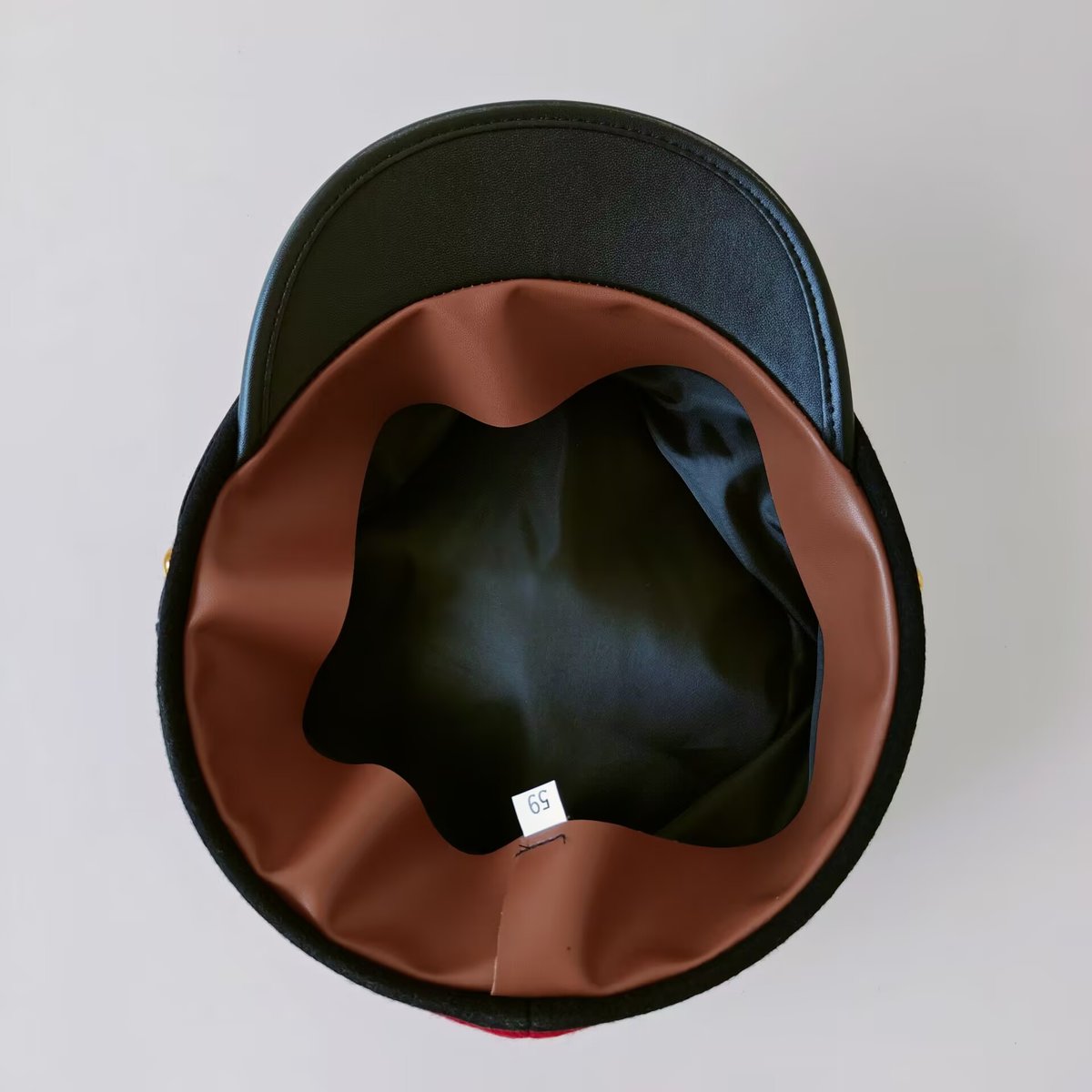 明治19年 旧日本軍 第二種兵下士官用 軍帽 制帽 赤 騎兵 明治十九年制