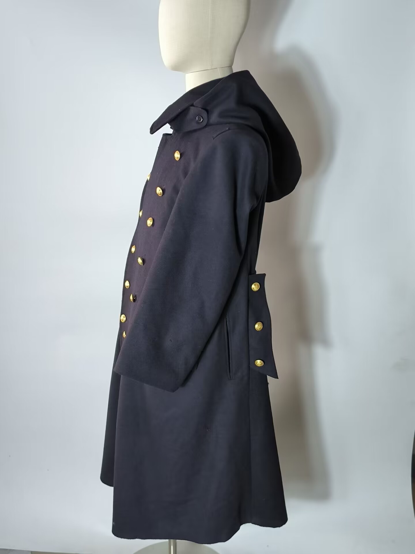 日本軍　日本海軍外套　記名あり　当時物 original