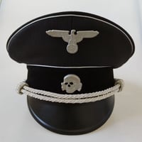 WW2 ナチスドイツ軍 前期型 将校用ベルト 黒 牛革製 精密複製