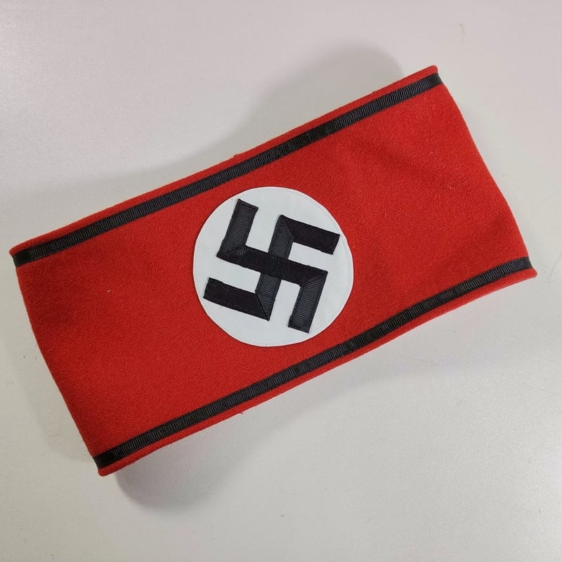 WW2 ナチスドイツ軍 アルゲマイネ SS 親衛隊 腕章 ASS 縫い付けタイプ