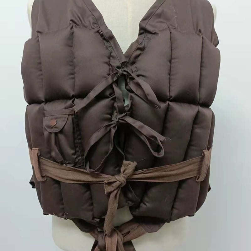 日本軍 海軍救命胴衣 カポック サメ除け赤布付 精密複製 ライフ