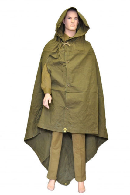 ソ連軍 雨衣 ポンチョ パラトカ WW2代用 簡易テント 実物 スナイパー