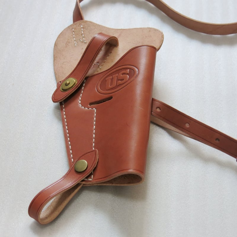 WW2 米軍 M-3 ショルダーホルスター 茶革 レプリカ | MilitaryX's STORE