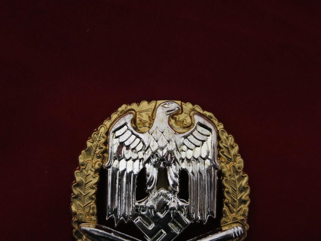 WW2 ナチスドイツ軍 一般突撃章[100回] 銅製 精密複製品 | MilitaryX's