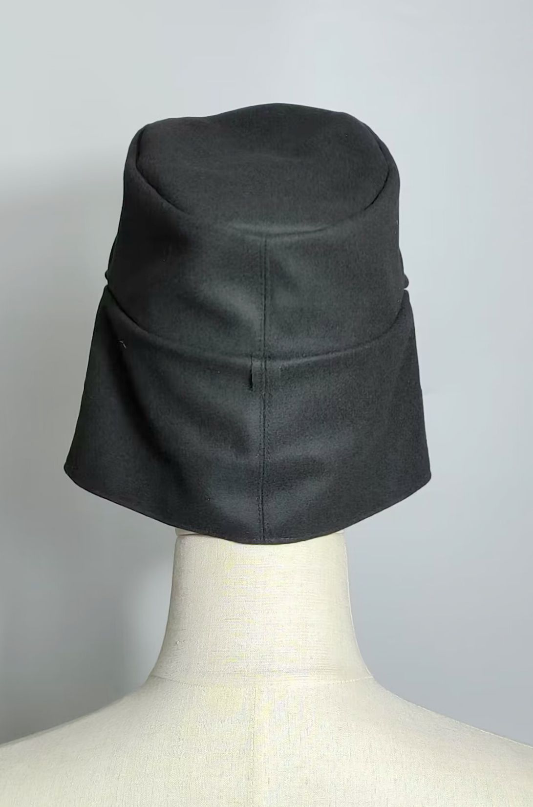 WW2 ナチスドイツ軍 M43 規格帽 兵下士官仕様 ウール製 黒