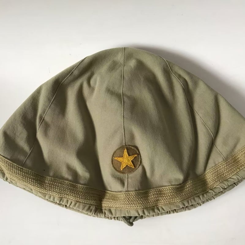 日本陸軍 九〇式鉄帽覆い 後期型 複製品 日本軍 旧日本軍 90式鉄 日本陸軍 九〇式鉄帽覆い 後期型 複製品 日本軍 旧日本軍 90式鉄