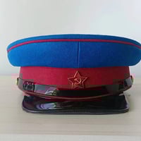 ウシャンカ 防寒帽子 帽章付き 旧ソ連軍 CCCP 55～60cm レプリカ