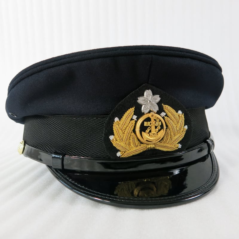 WW2 大日本帝国海軍 士官軍帽 精密複製 IJN 制帽 士官帽 前章付