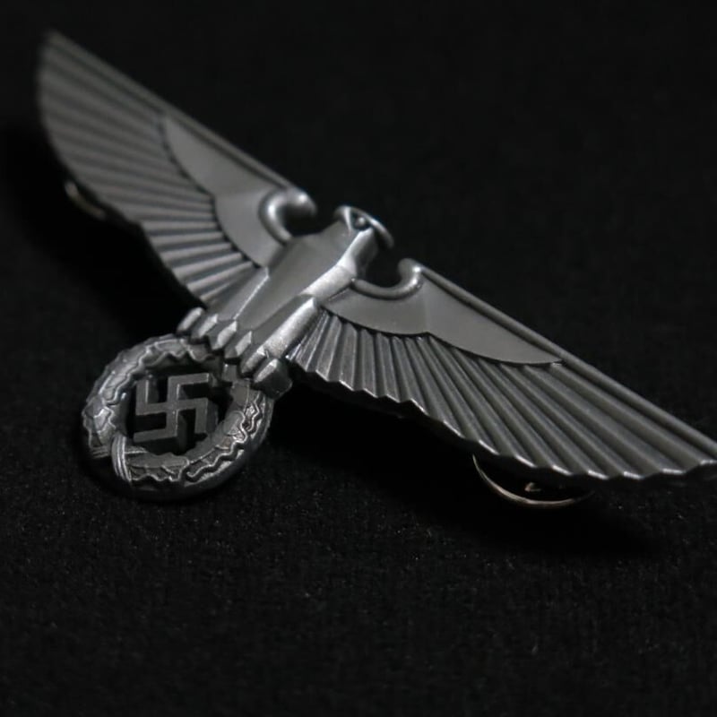 WW2 ナチスドイツ 党大会 鷲章 ダークシルバー 複製