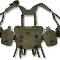 WW2 米軍M1910スコップ ショベル＆カバー(カーキ色）セット 陸軍