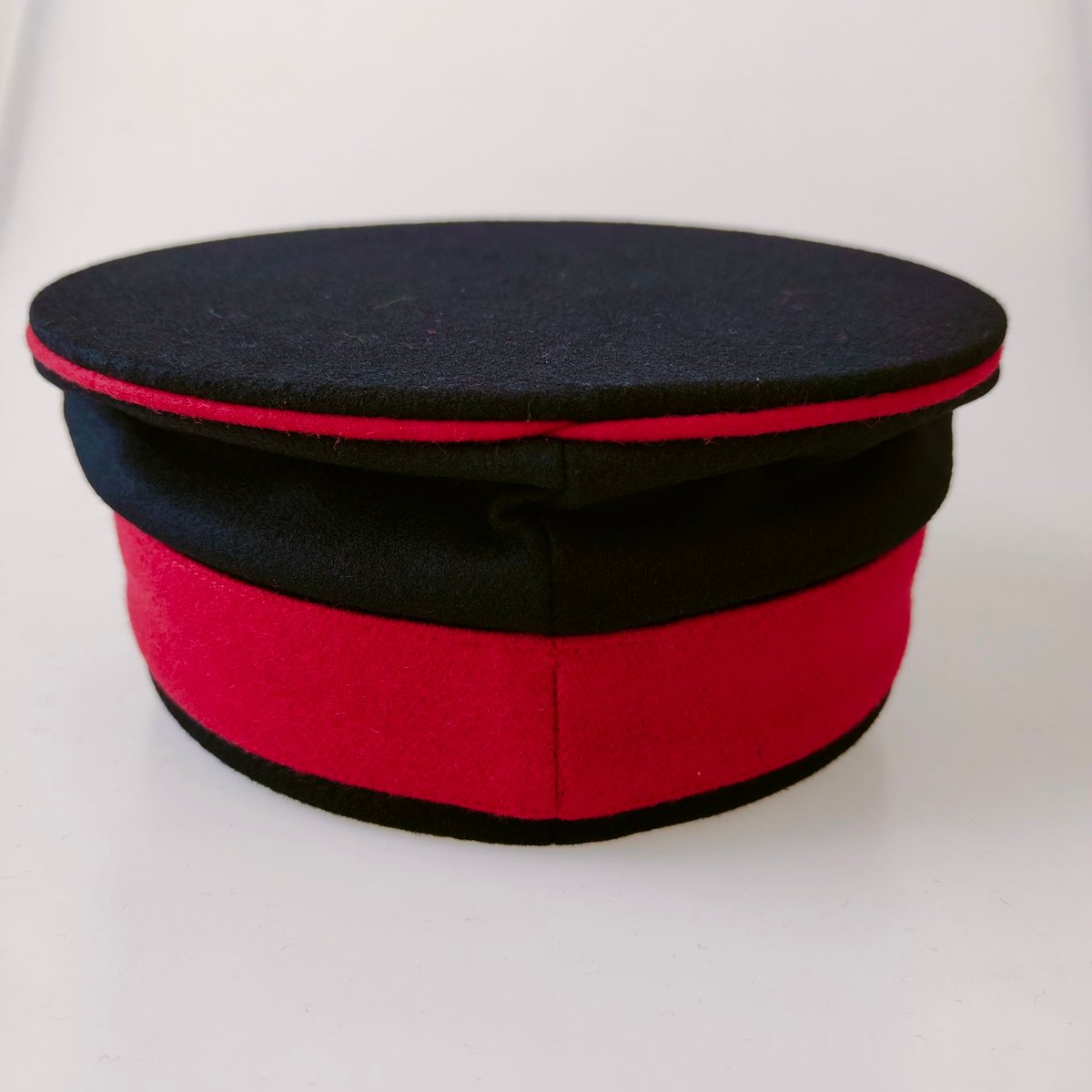 明治19年 旧日本軍 第二種兵下士官用 軍帽 制帽 赤 騎兵 明治十九年制