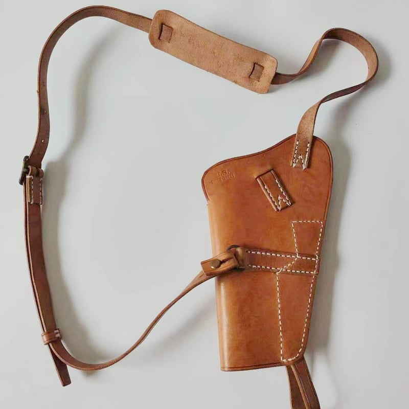 WW2 米軍 M3ホルスター 牛革製 真鍮製金具 メーカー刻印入 U.S. ENGER