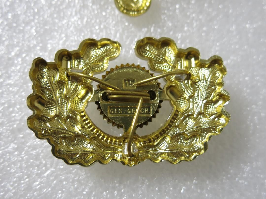 ナチスドイツ軍 陸軍将官ワシ&コッカード帽章セット ナチスドイツ軍 陸軍将官ワシ&コッカード帽章セット