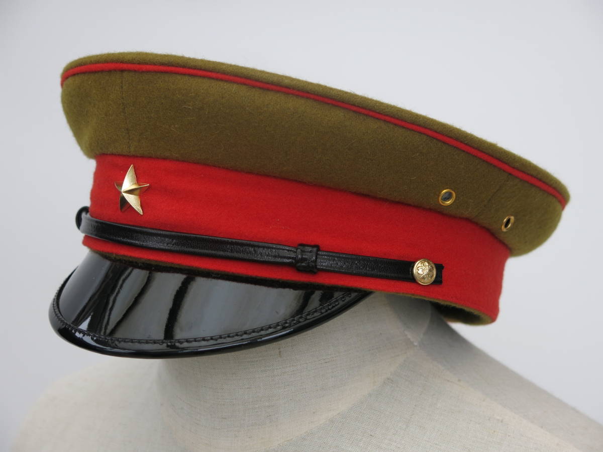 日本陸軍 四五式 昭五式 将校軍帽 制帽 ウール製 複製品 | MilitaryX's