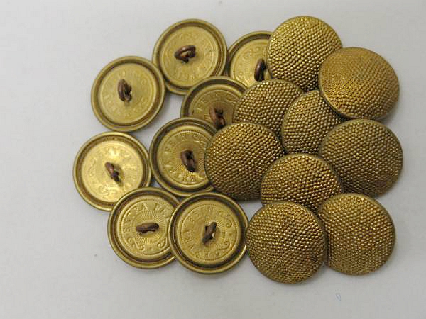 WW2 ナチスドイツ軍 コート用 金色 銀色 釦ボタン 直径21mm