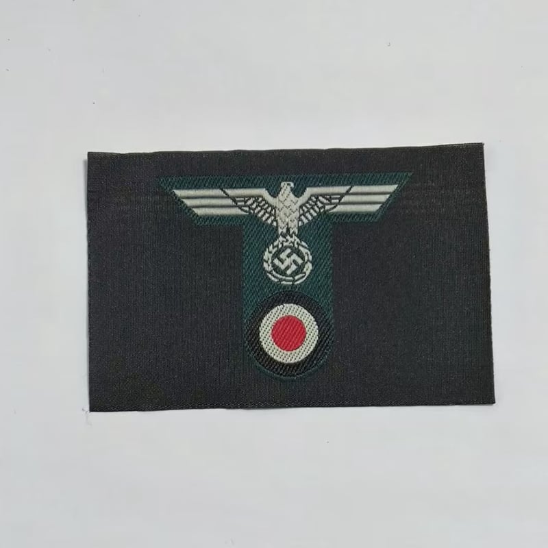 WW2ナチスドイツ軍 国防軍 初期型 陸軍山岳帽用 T型BEVO帽章 鷲