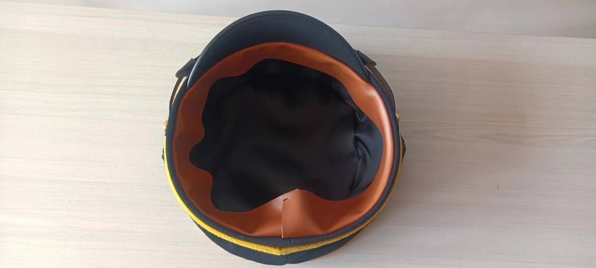 旧日本軍 明治十九年制 第二種兵下士官用 軍帽 制帽 黄 複製品