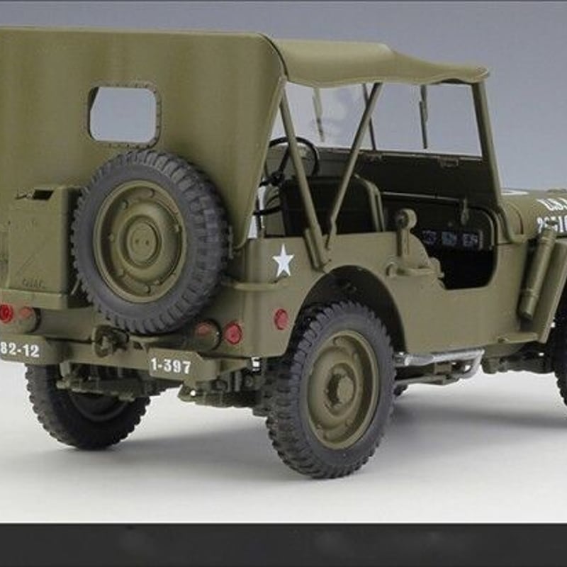 1/18 1941 JEEP WILLYS MB US ARMY ミリタリー 軍用車両 緑 グ