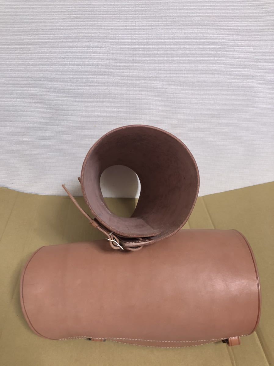 日本陸軍 二本締め 革脚絆 牛革製 茶色 精密複製 | MilitaryX's STORE