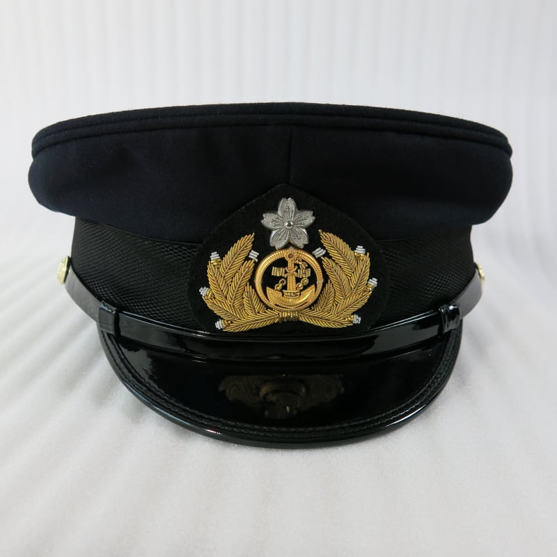 WW2 大日本帝国海軍 士官軍帽 精密複製 IJN 制帽 士官帽 前章付
