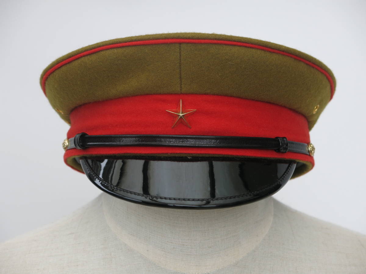 日本陸軍 四五式 昭五式 将校軍帽 制帽 ウール製 複製品 | MilitaryX's